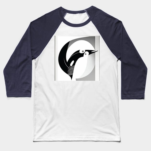 Abstract Bird Baseball T-Shirt by Matt's Wild Designs